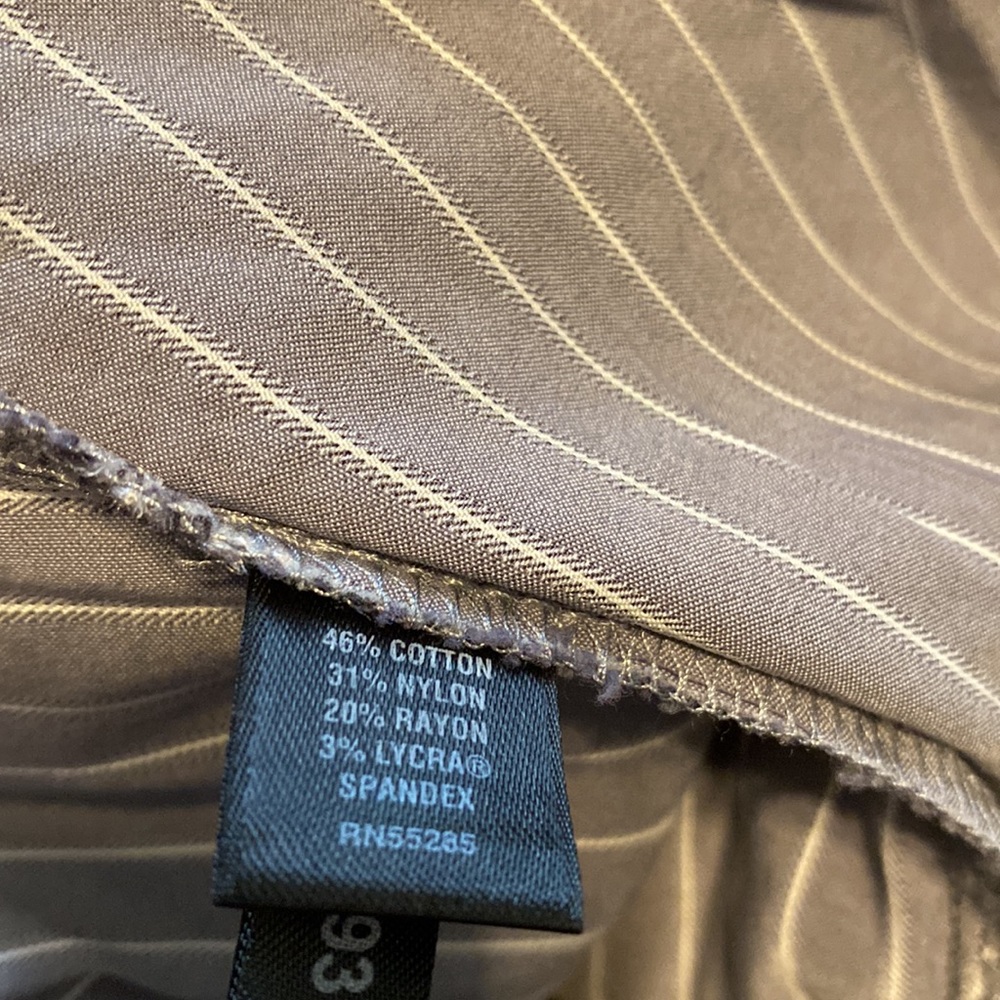 Gray Express Button Down With Silver Metal Detail… - image 5